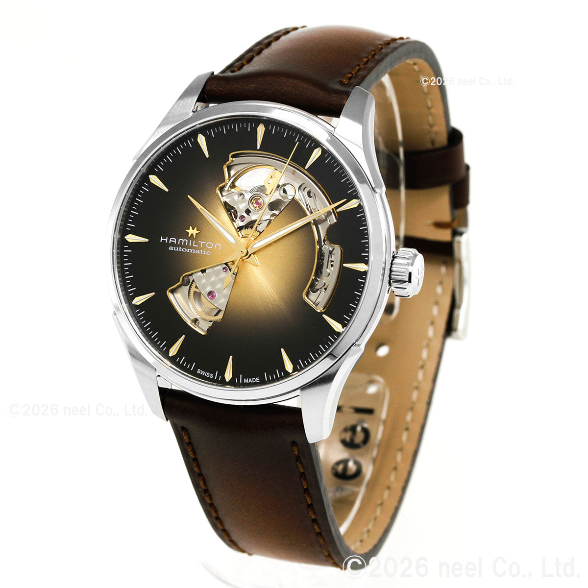 ハミルトン HAMILTON ジャズマスター オープン ハート オート 40mm H32675501 腕時計 メンズ 自動巻き JAZZMASTER【2026 新作】【正規品】【60回分割手数料無料！】