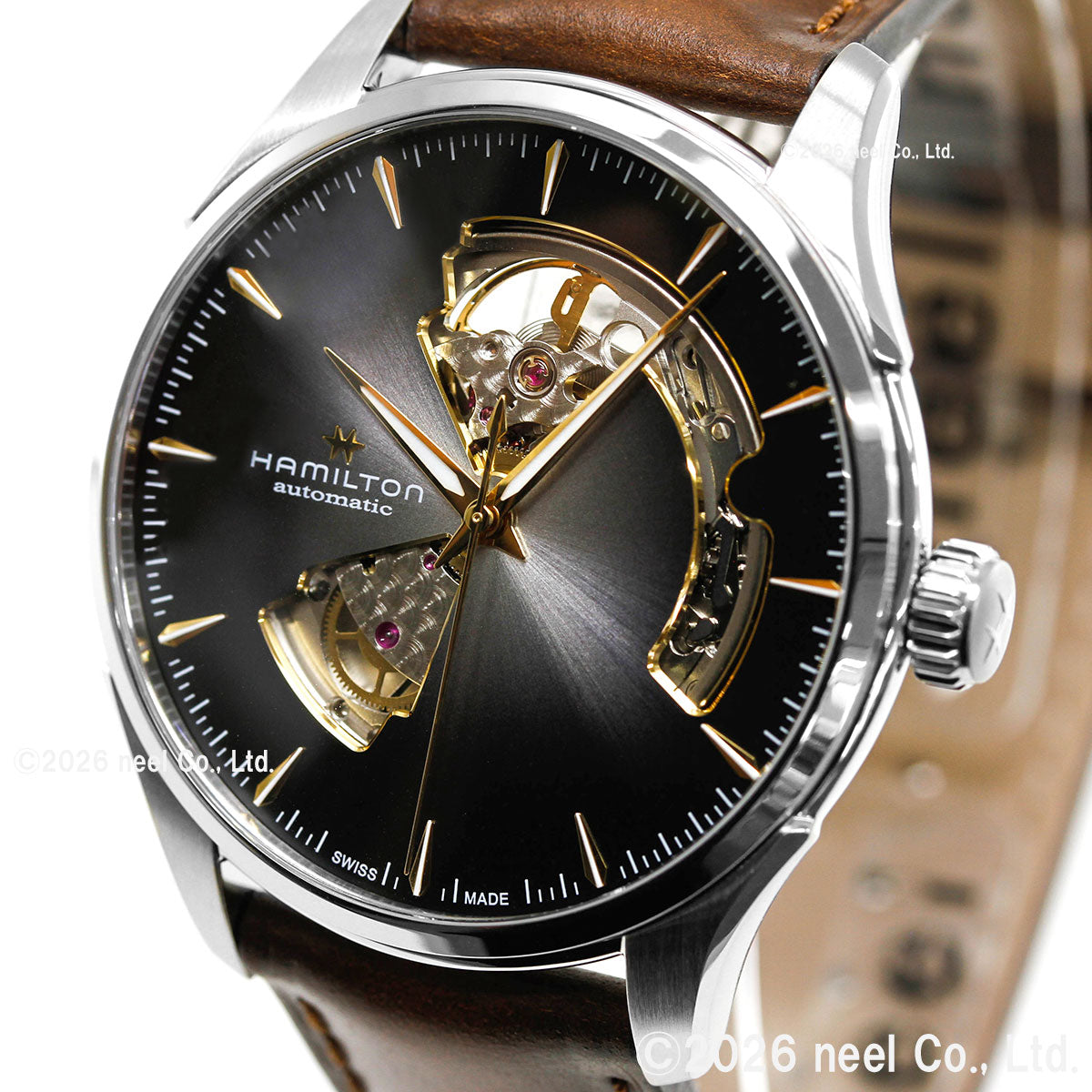 ハミルトン HAMILTON ジャズマスター オープン ハート オート 40mm H32675581 腕時計 メンズ 自動巻き JAZZMASTER【2026 新作】【正規品】【60回分割手数料無料！】