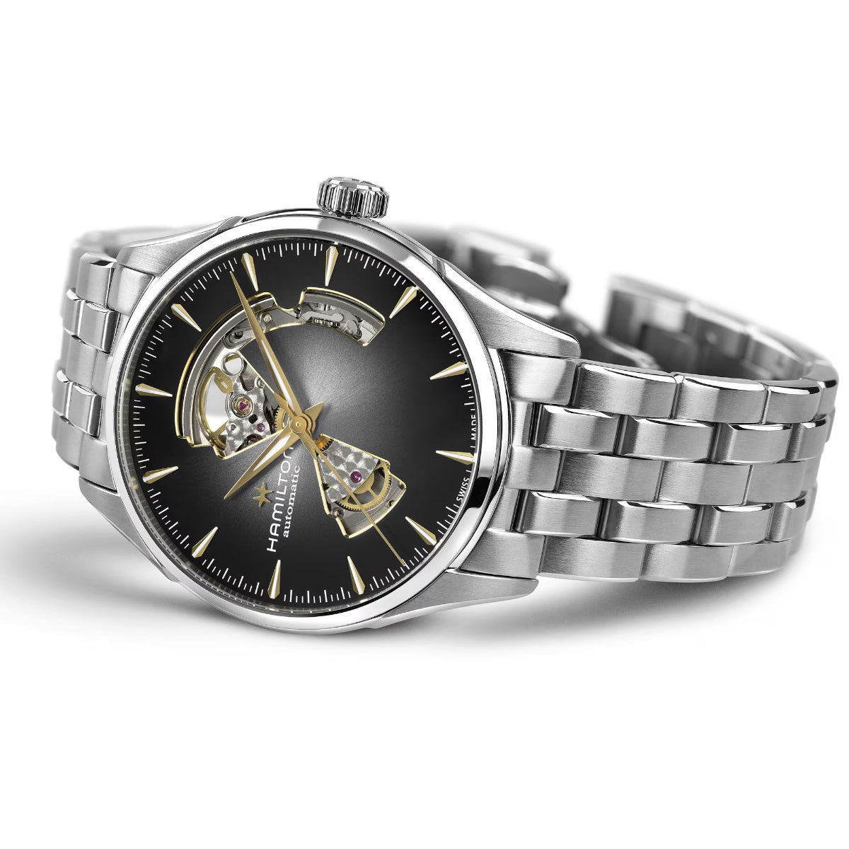 ハミルトン HAMILTON ジャズマスター オープン ハート オート 42mm H32705180 腕時計 メンズ 自動巻き JAZZMASTER【2026 新作】【正規品】【60回分割手数料無料！】