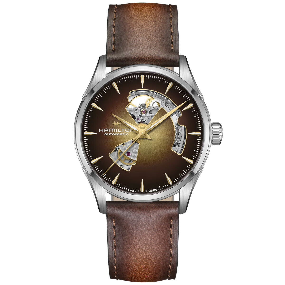 ハミルトン HAMILTON ジャズマスター オープンハート オート 42mm H32705501 腕時計 メンズ 自動巻き JAZZMASTER【2026 新作】【正規品】【60回分割手数料無料！】