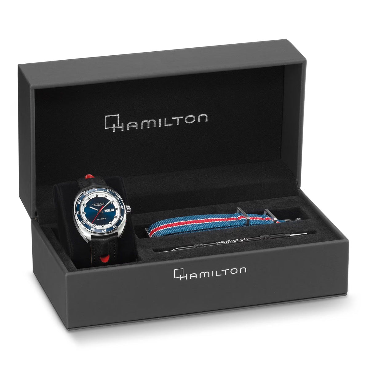 ハミルトン HAMILTON アメリカン クラシック パン ユーロ デイデイト オート H35405741 腕時計 メンズ 自動巻き AMERICAN CLASSIC【正規品】【60回分割手数料無料！】