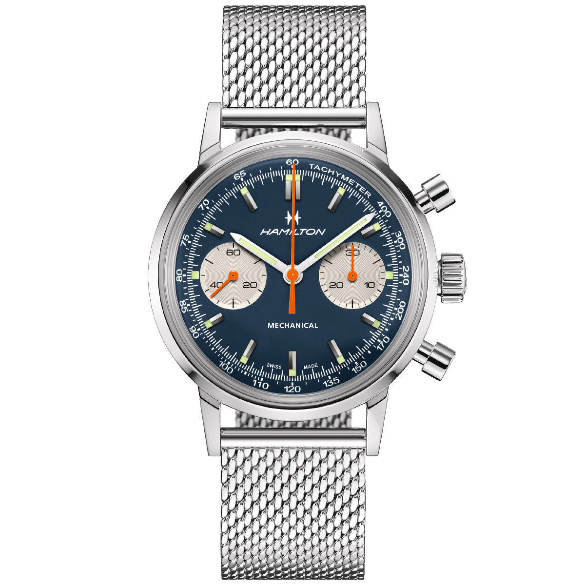 ハミルトン HAMILTON アメリカン クラシック イントラマティック クロノグラフ H H38429541 腕時計 手巻き【2026 新作】【正規品】【60回分割手数料無料！】