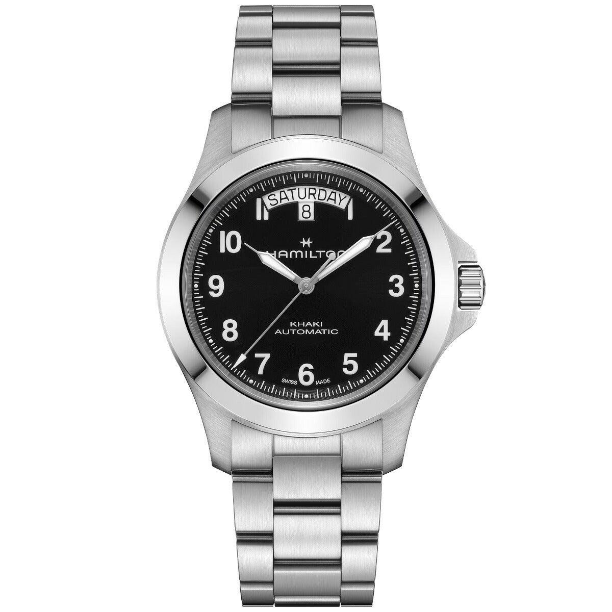 ハミルトン HAMILTON カーキ フィールド キング デイデイト オート 40mm H64475131 腕時計 自動巻き KHAKI FIELD【2026 新作】【正規品】【60回分割手数料無料！】