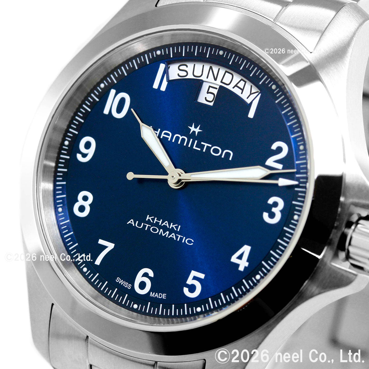 ハミルトン HAMILTON カーキ フィールド キング デイデイト オート 40mm H64475140 腕時計 自動巻き KHAKI FIELD【2026 新作】【正規品】【60回分割手数料無料！】