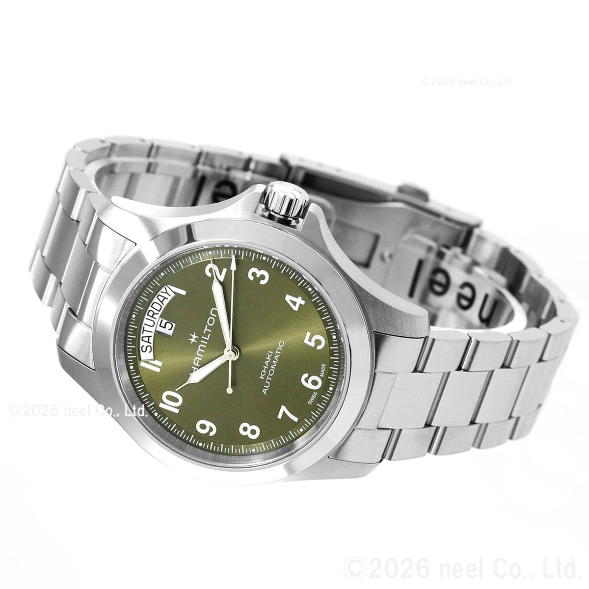 ハミルトン HAMILTON カーキ フィールド キング デイデイト オート 40mm H64475160 腕時計 自動巻き KHAKI FIELD【2026 新作】【正規品】【60回分割手数料無料！】
