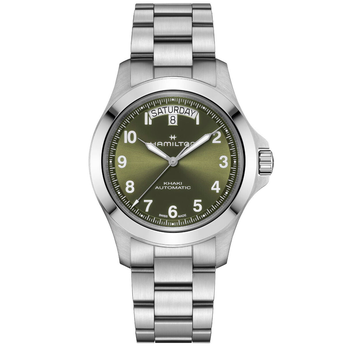 ハミルトン HAMILTON カーキ フィールド キング デイデイト オート 40mm H64475160 腕時計 自動巻き KHAKI FIELD【2026 新作】【正規品】【60回分割手数料無料！】