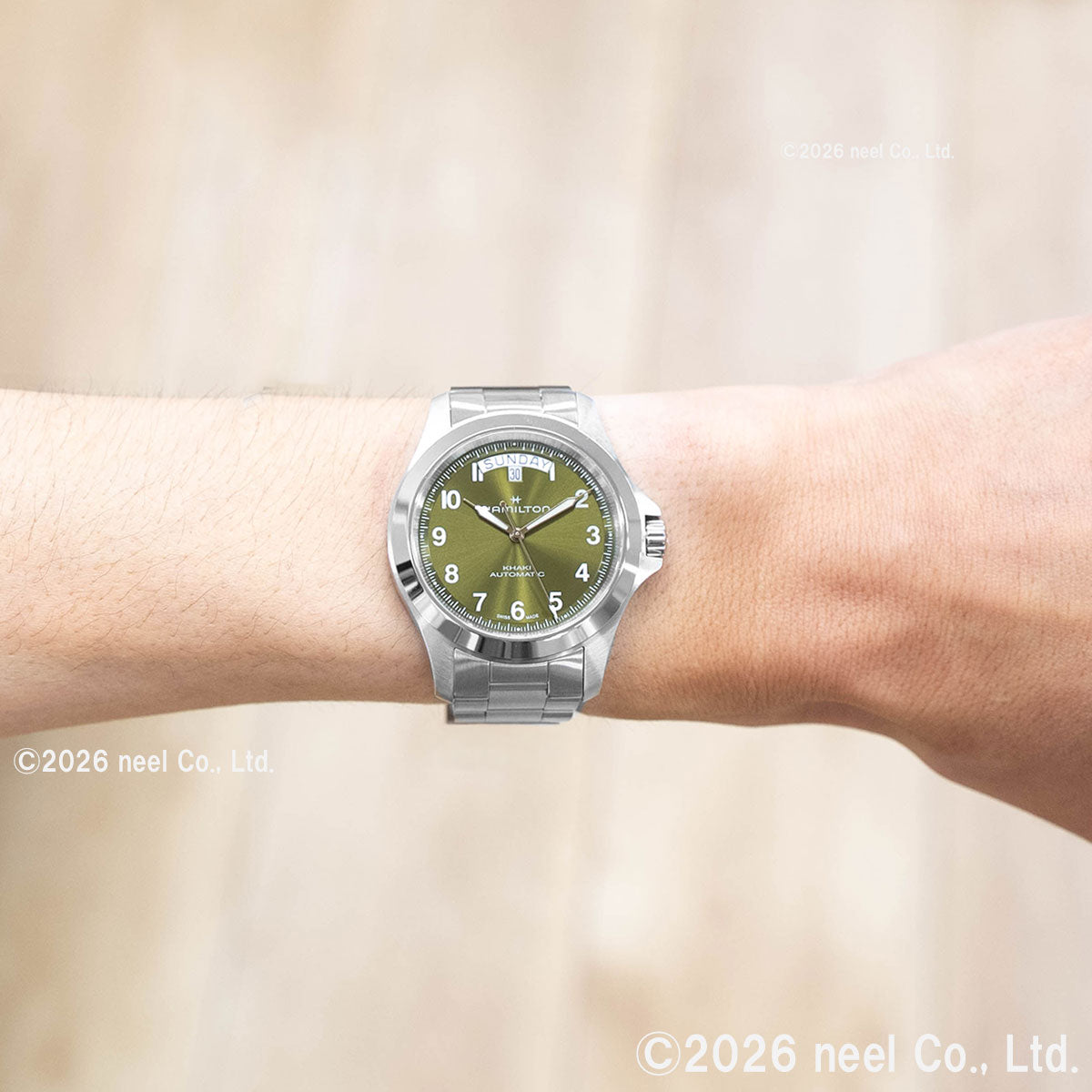 ハミルトン HAMILTON カーキ フィールド キング デイデイト オート 40mm H64475160 腕時計 自動巻き KHAKI FIELD【2026 新作】【正規品】【60回分割手数料無料！】