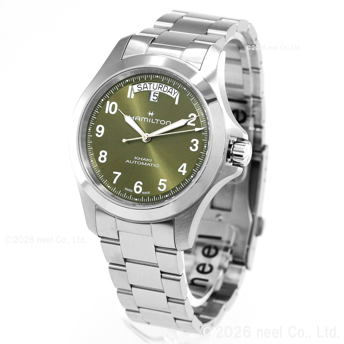 ハミルトン HAMILTON カーキ フィールド キング デイデイト オート 40mm H64475160 腕時計 自動巻き KHAKI FIELD【2026 新作】【正規品】【60回分割手数料無料！】