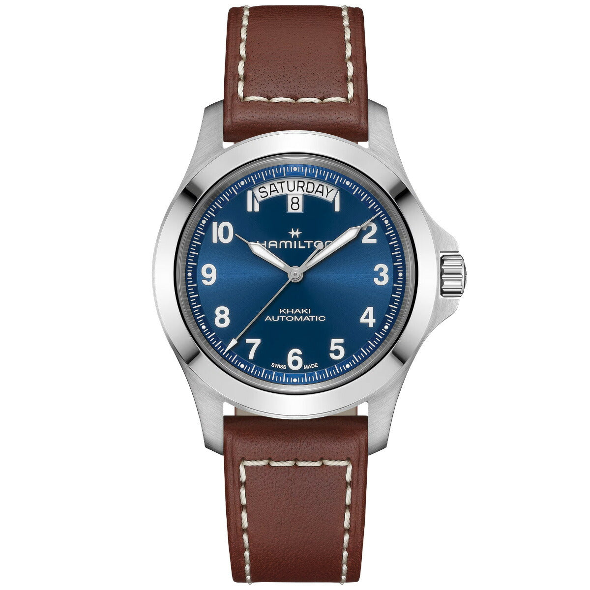 ハミルトン HAMILTON カーキ フィールド キング デイデイト オート 40mm H64475540 腕時計 自動巻き KHAKI FIELD【2026 新作】【正規品】【60回分割手数料無料！】