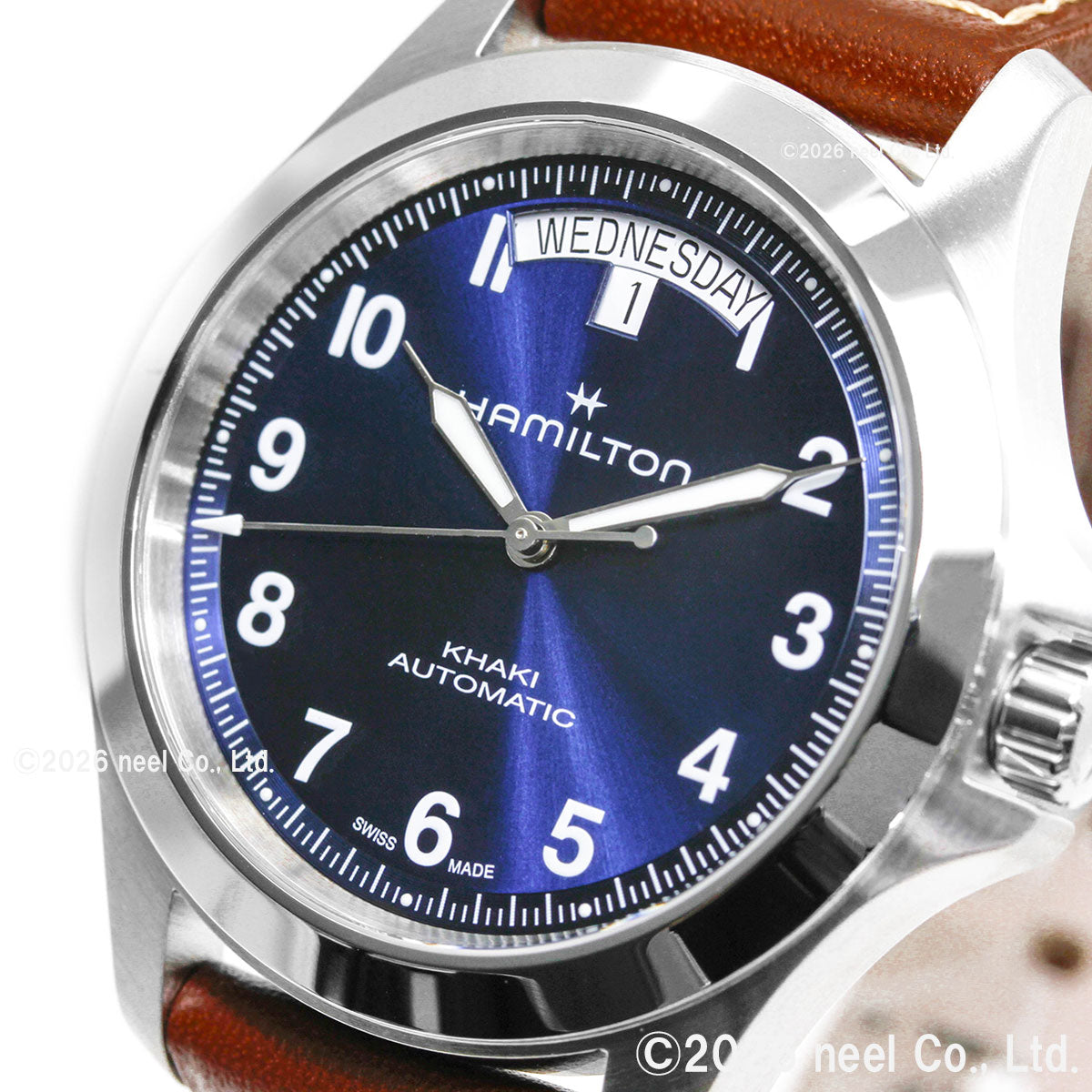 ハミルトン HAMILTON カーキ フィールド キング デイデイト オート 40mm H64475540 腕時計 自動巻き KHAKI FIELD【2026 新作】【正規品】【60回分割手数料無料！】