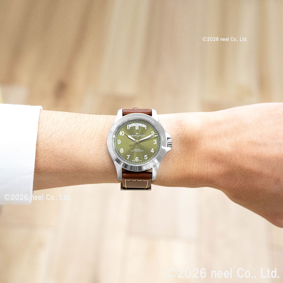 ハミルトン HAMILTON カーキ フィールド キング デイデイト オート 40mm H64475560 腕時計 自動巻き KHAKI FIELD【2026 新作】【正規品】【60回分割手数料無料！】