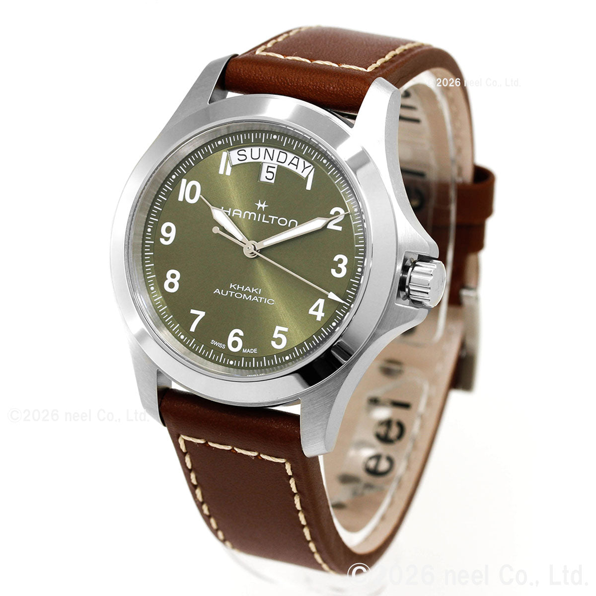 ハミルトン HAMILTON カーキ フィールド キング デイデイト オート 40mm H64475560 腕時計 自動巻き KHAKI FIELD【2026 新作】【正規品】【60回分割手数料無料！】