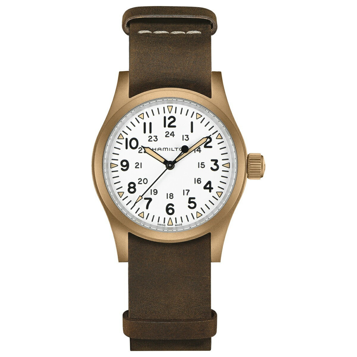 ハミルトン HAMILTON カーキ フィールド メカ ブロンズ H69459510 腕時計 メンズ レディース 手巻き KHAKI FIELD MECHANICAL BRONZE【正規品】【60回分割手数料無料！】