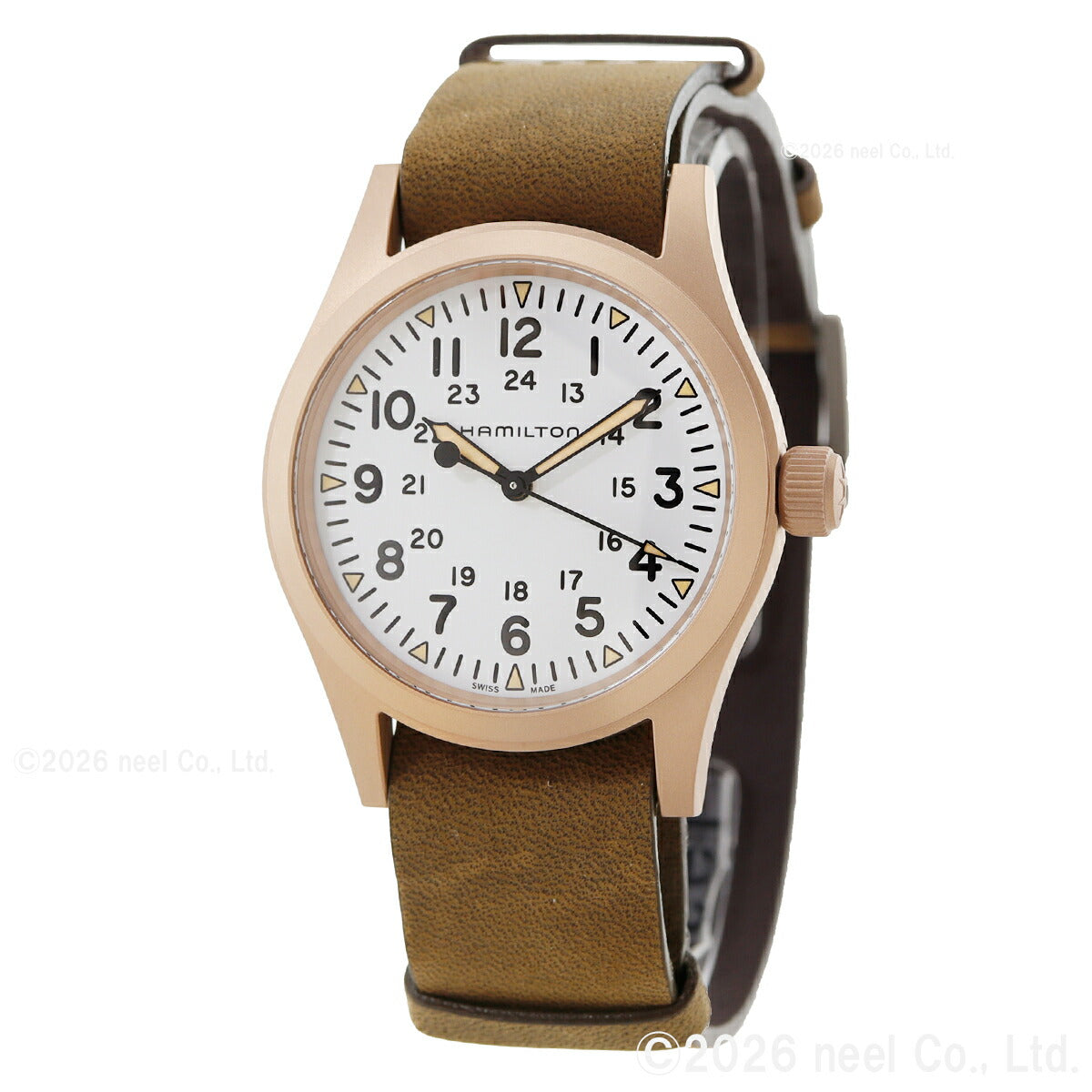 ハミルトン HAMILTON カーキ フィールド メカ ブロンズ H69459510 腕時計 メンズ レディース 手巻き KHAKI FIELD MECHANICAL BRONZE【正規品】【60回分割手数料無料！】
