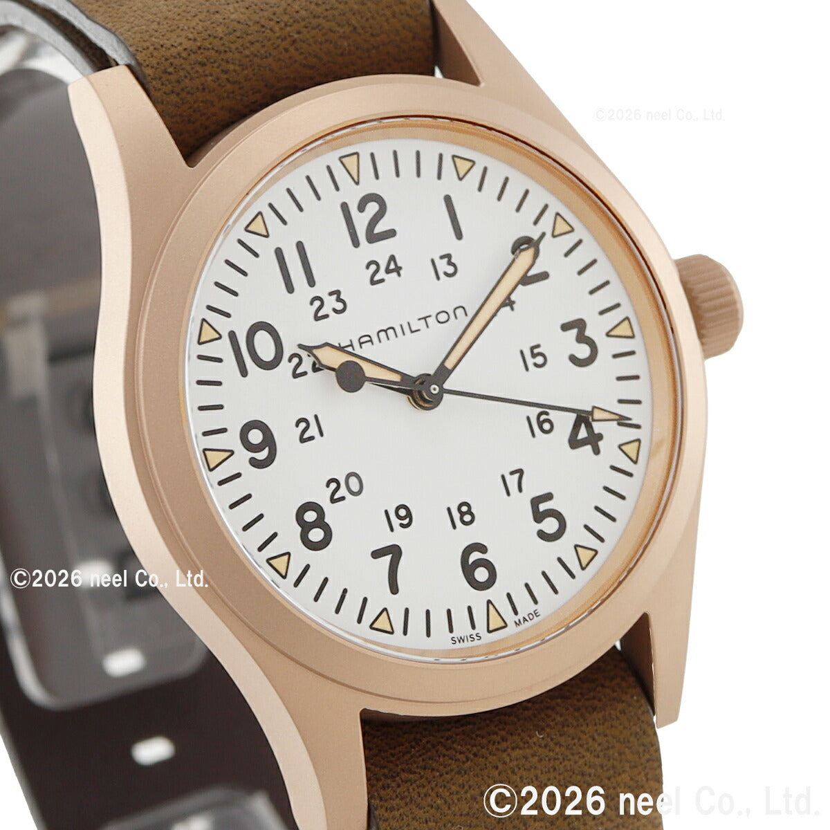 ハミルトン HAMILTON カーキ フィールド メカ ブロンズ H69459510 腕時計 メンズ レディース 手巻き KHAKI FIELD MECHANICAL BRONZE【正規品】【60回分割手数料無料！】