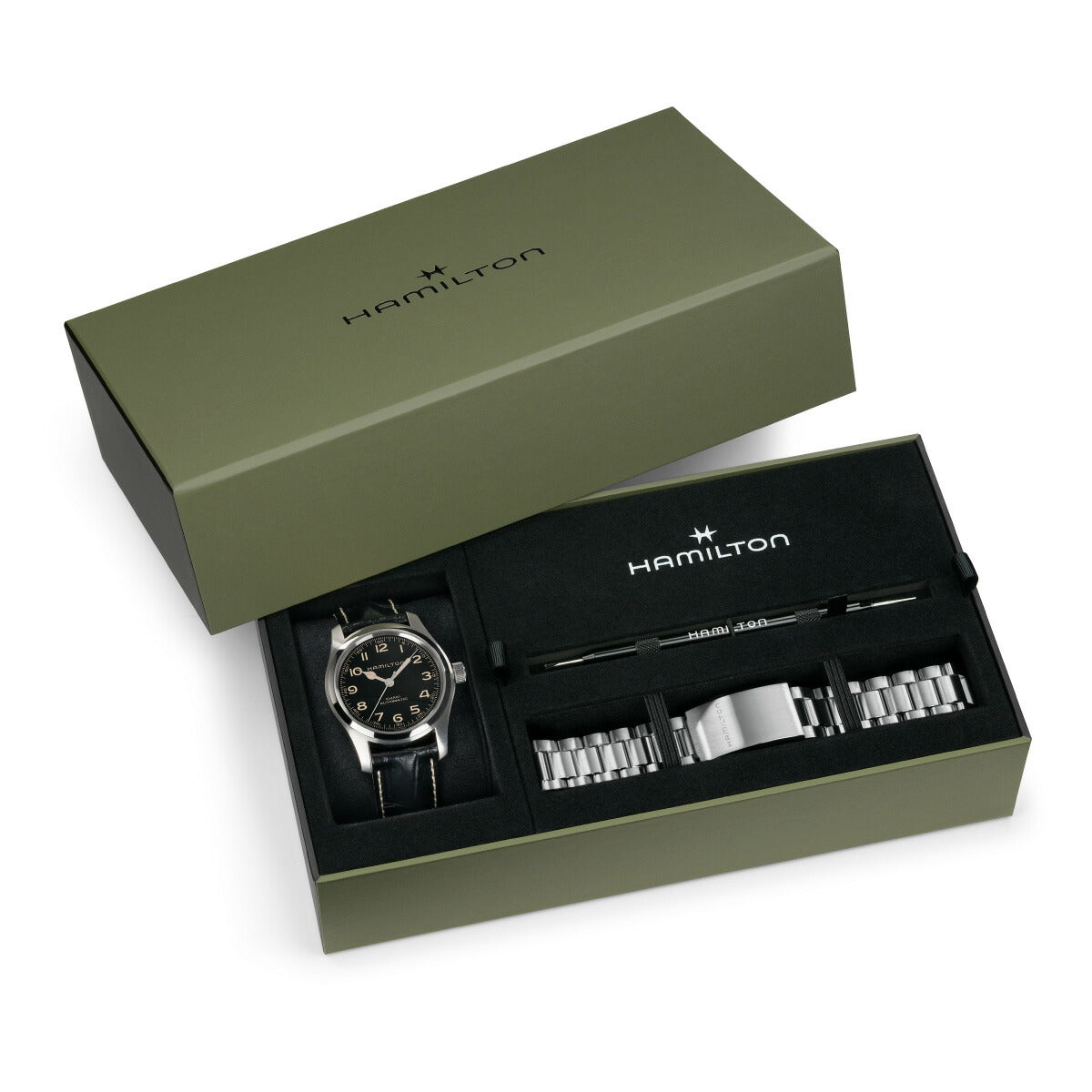 ハミルトン HAMILTON カーキ フィールド マーフ 42mm H70605732 腕時計 自動巻き KHAKI FIELD【2025 新作】【正規品】【60回分割手数料無料！】