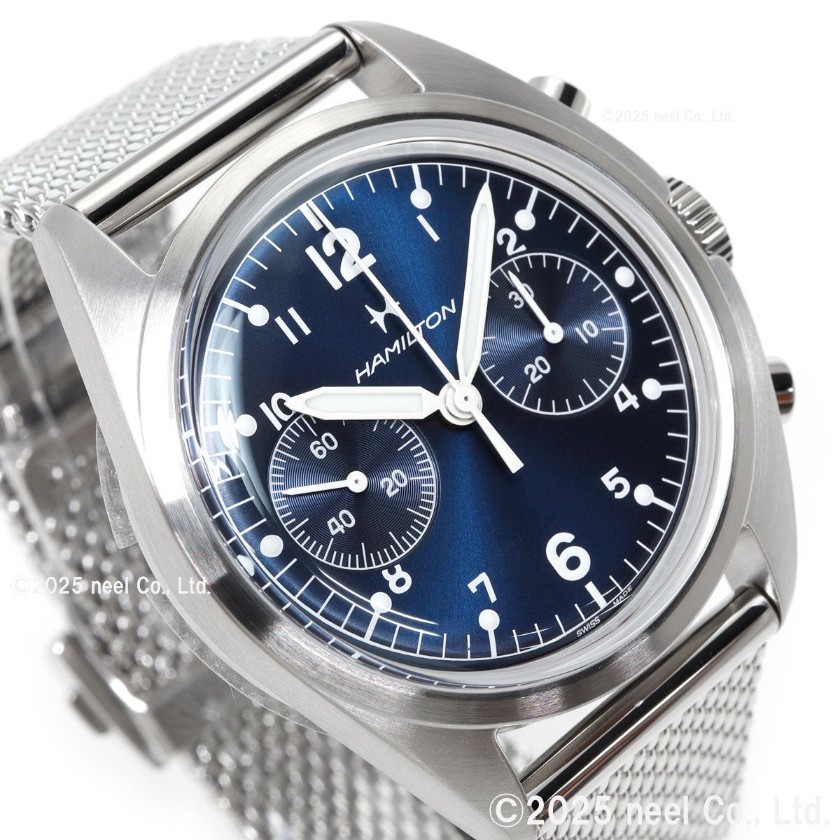 ハミルトン HAMILTON カーキ アビエーション パイロット パイオニア メカニカル クロノグラフ H76409140 腕時計【2025 新作】【正規品】【60回分割手数料無料！】