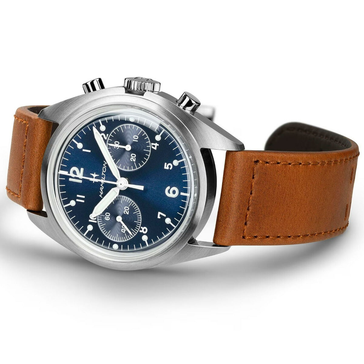 ハミルトン HAMILTON カーキ アビエーション パイロット パイオニア メカニカル クロノグラフ H76409540 腕時計【2025 新作】【正規品】【60回分割手数料無料！】