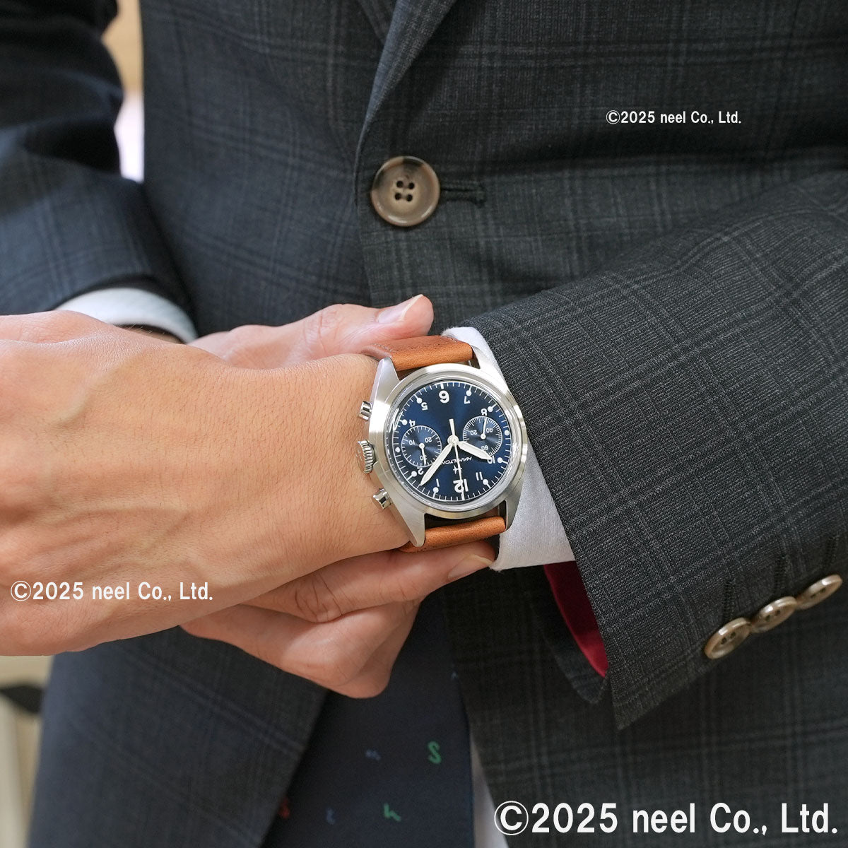 ハミルトン HAMILTON カーキ アビエーション パイロット パイオニア メカニカル クロノグラフ H76409540 腕時計【2025 新作】【正規品】【60回分割手数料無料！】