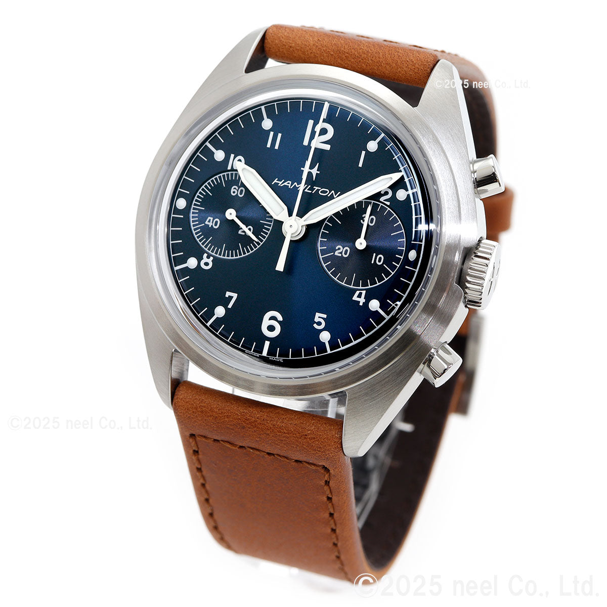 ハミルトン HAMILTON カーキ アビエーション パイロット パイオニア メカニカル クロノグラフ H76409540 腕時計【2025 新作】【正規品】【60回分割手数料無料！】