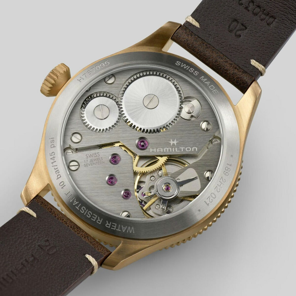ハミルトン HAMILTON カーキ アビエーション パイロット パイオニア ブロンズ H76709530 腕時計 メンズ 手巻き KHAKI AVIATION PILOT PIONEER BRONZE【正規品】【60回分割手数料無料！】
