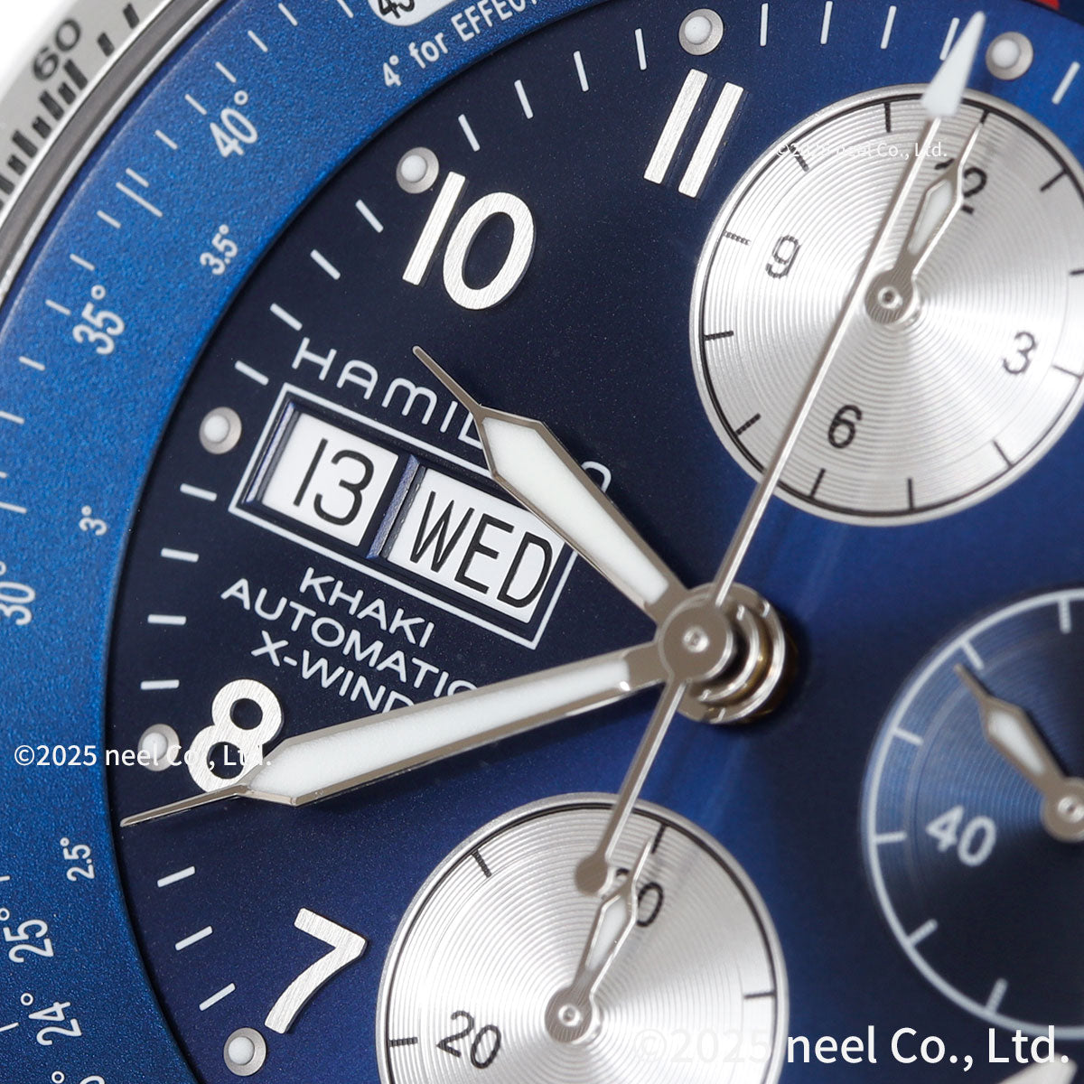 ハミルトン HAMILTON カーキ アビエーション X-ウィンド クロノ H77506540 腕時計 自動巻き KHAKI AVIATION X-WIND【2025 新作】【正規品】【60回分割手数料無料！】