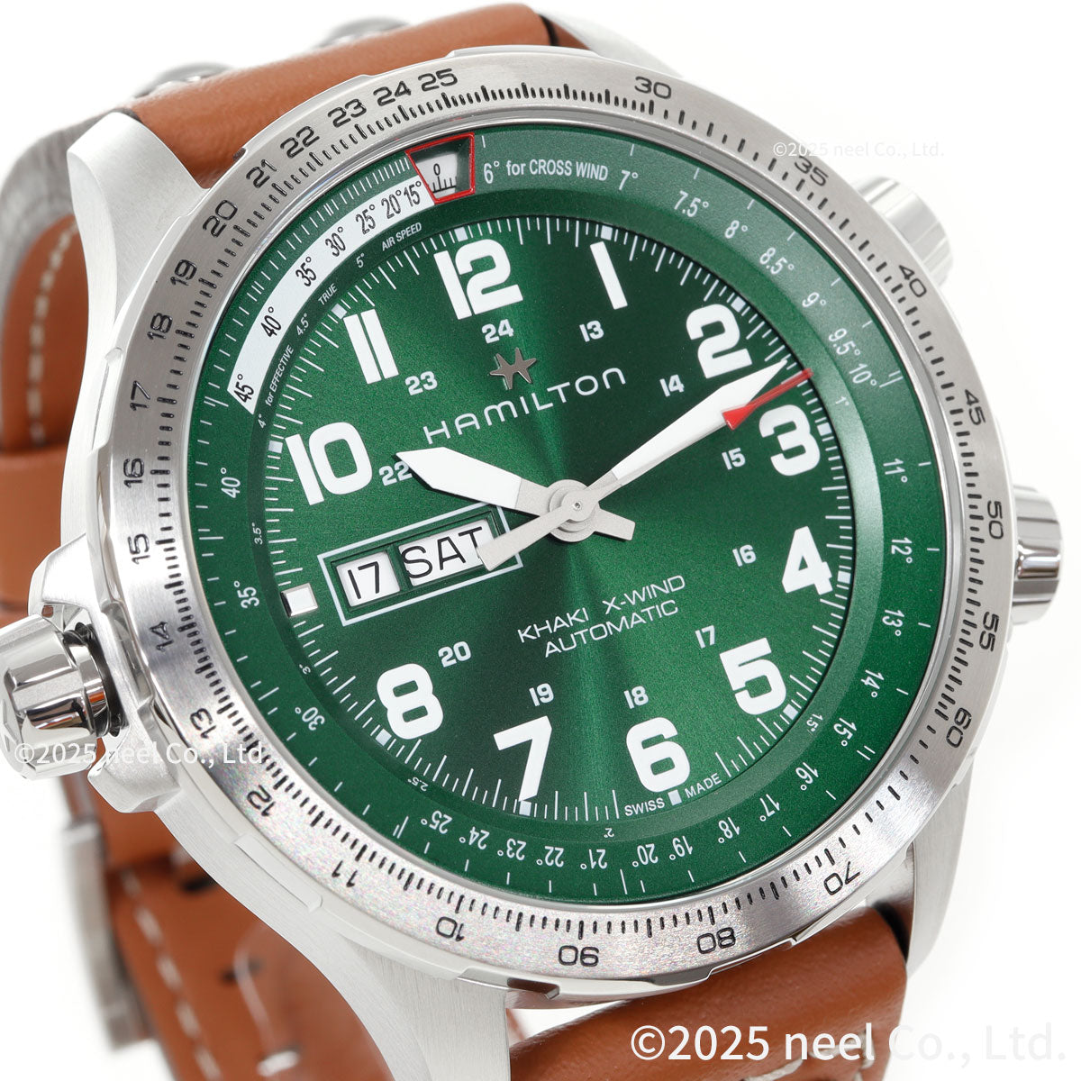 ハミルトン HAMILTON カーキ アビエーション X-ウィンド H77735560 腕時計 自動巻き KHAKI AVIATION X-WIND【2025 新作】【正規品】【60回分割手数料無料！】