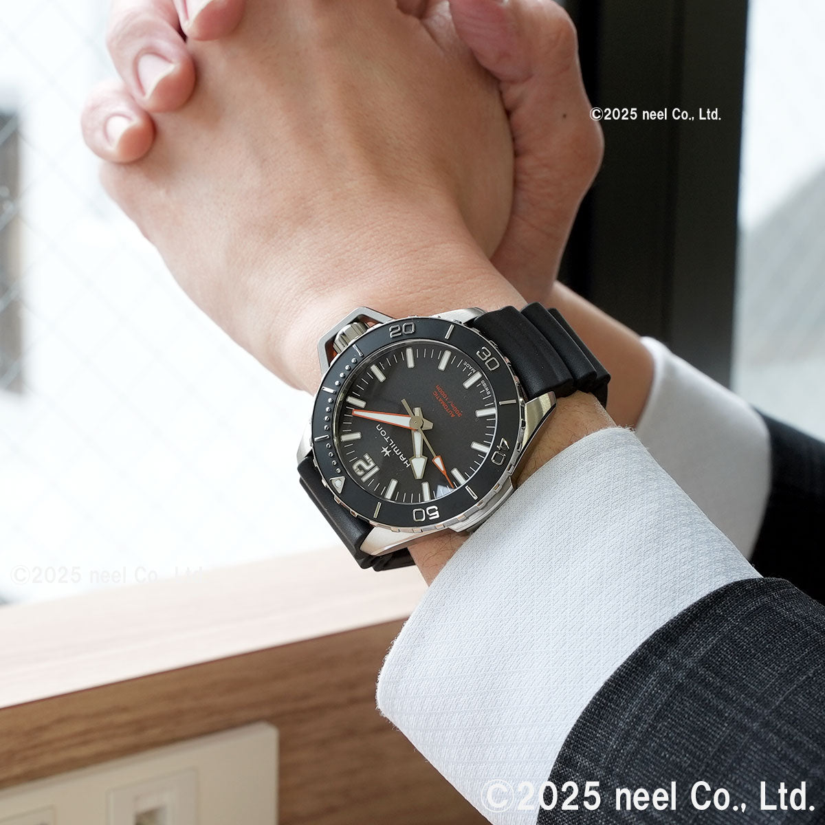 ハミルトン HAMILTON カーキ ネイビー オープンウォーター オート H77825330 腕時計 メンズ 自動巻き KHAKI NAVY【正規品】【60回分割手数料無料！】