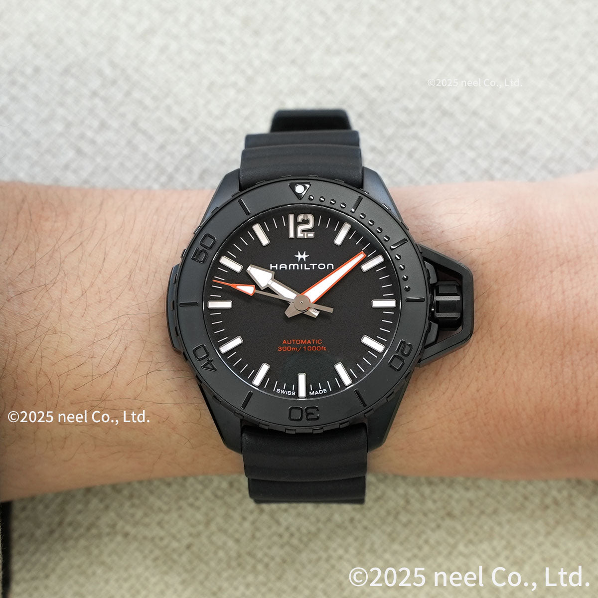 ハミルトン HAMILTON カーキ ネイビー オープンウォーター オート 46mm H77855330 腕時計 KHAKI NAVY OPENWATER AUTOMATIC【正規品】【60回分割手数料無料！】