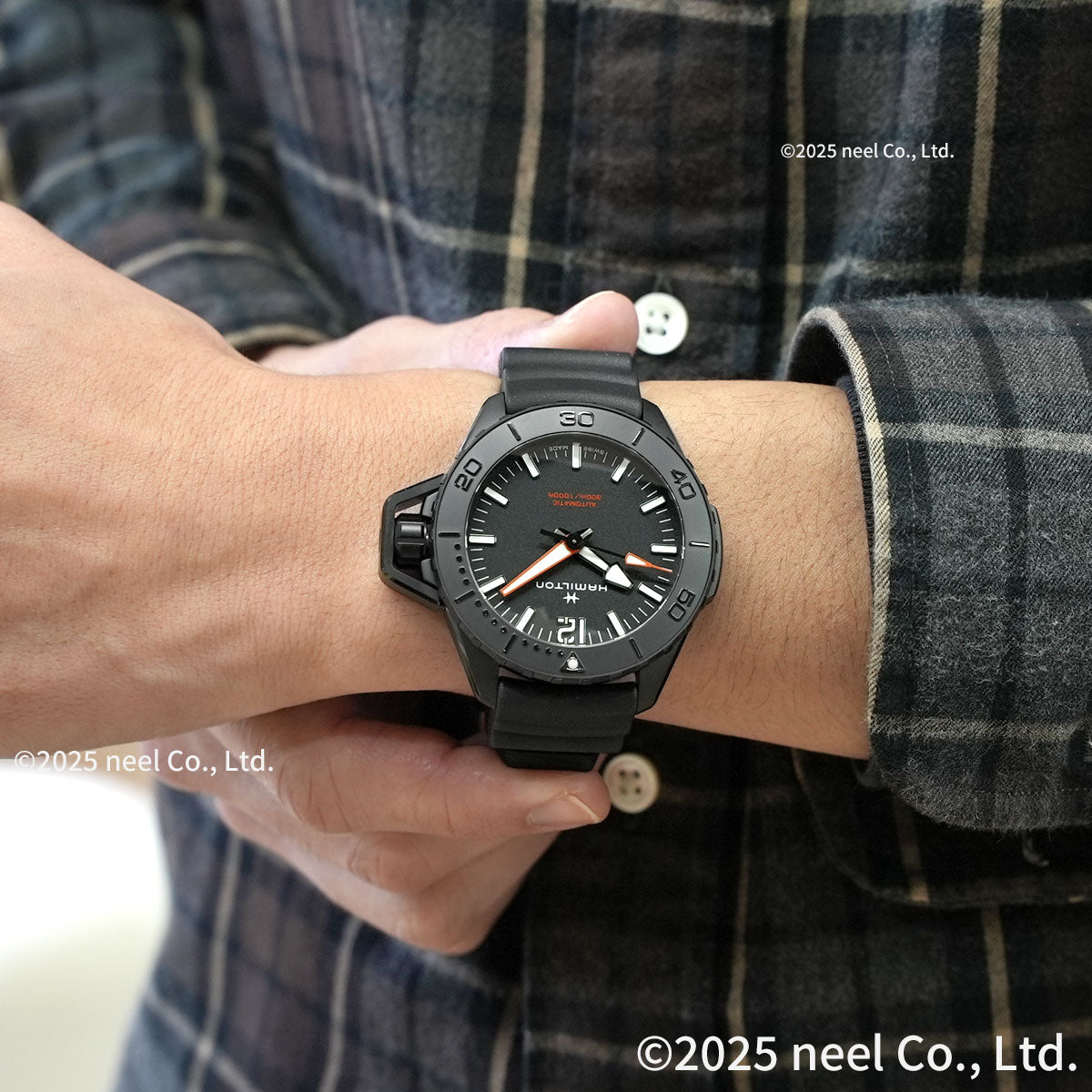 ハミルトン HAMILTON カーキ ネイビー オープンウォーター オート 46mm H77855330 腕時計 KHAKI NAVY OPENWATER AUTOMATIC【正規品】【60回分割手数料無料！】