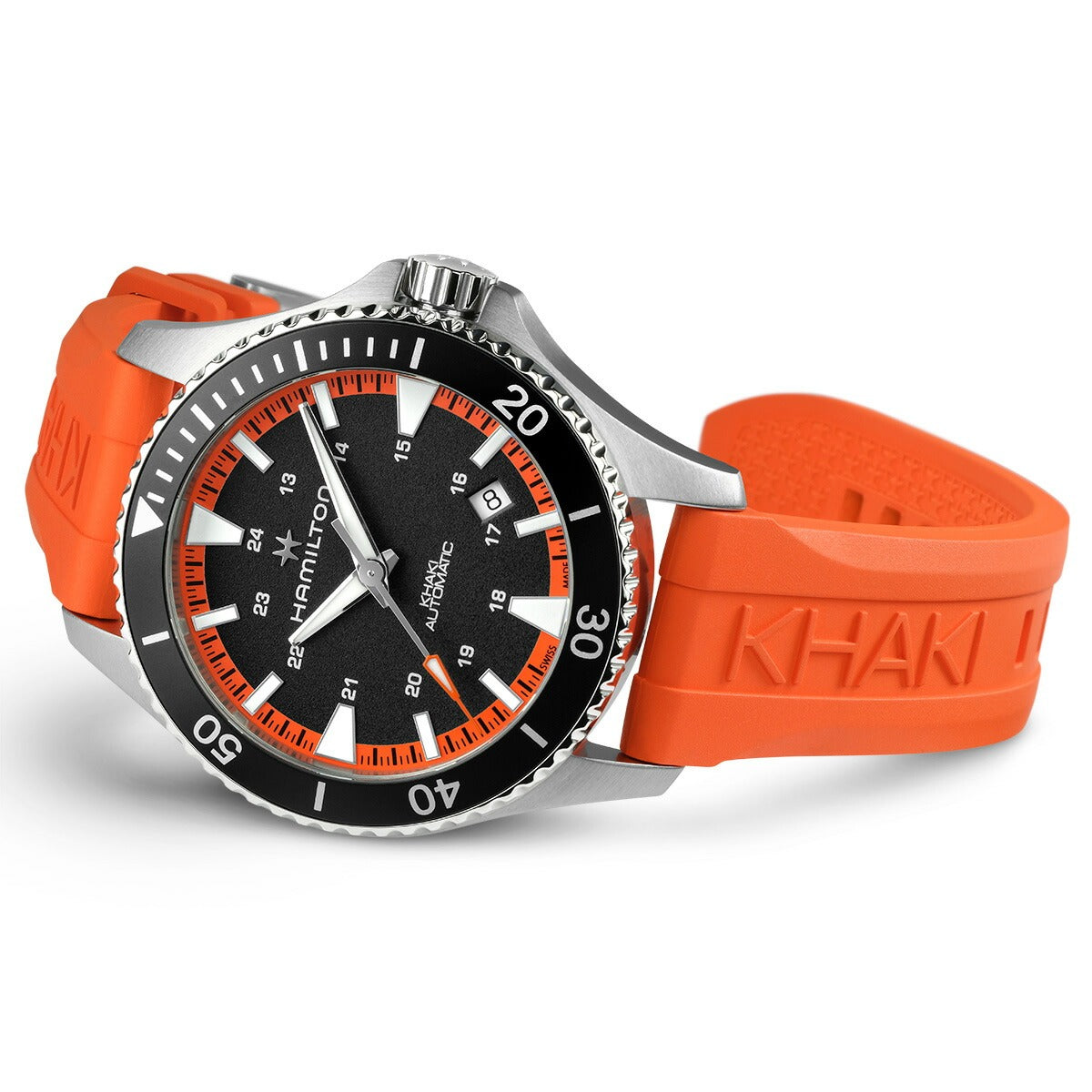 ハミルトン HAMILTON カーキ ネイビー スキューバ オート 40mm H82395331 腕時計 メンズ レディース 自動巻き【正規品】【60回分割手数料無料！】