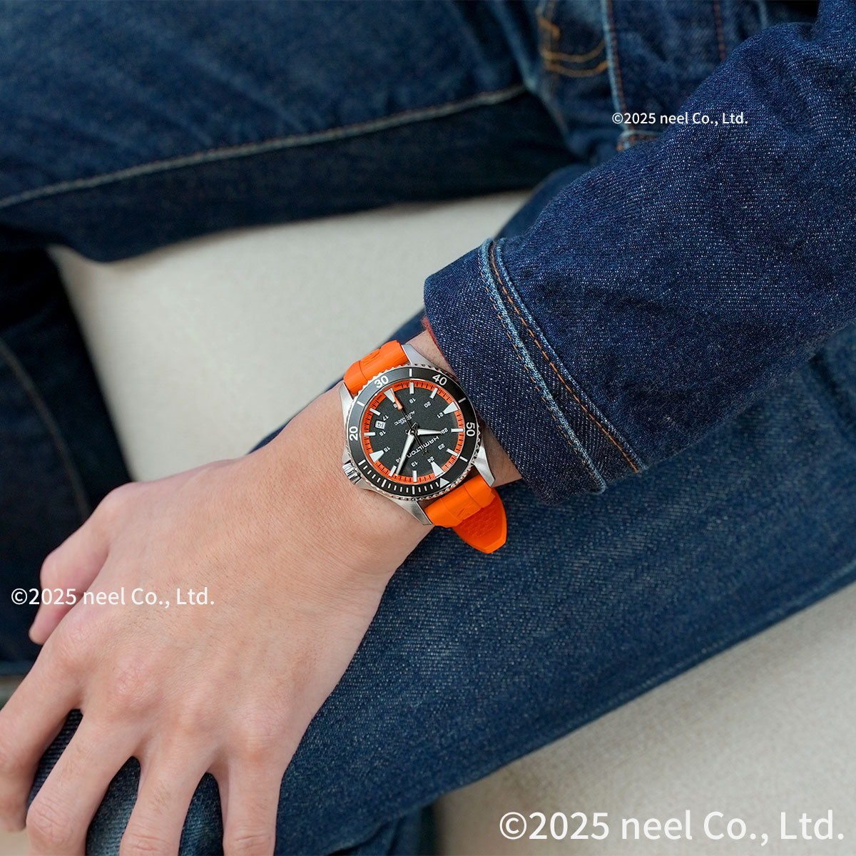 ハミルトン HAMILTON カーキ ネイビー スキューバ オート 40mm H82395331 腕時計 メンズ レディース 自動巻き【正規品】【60回分割手数料無料！】