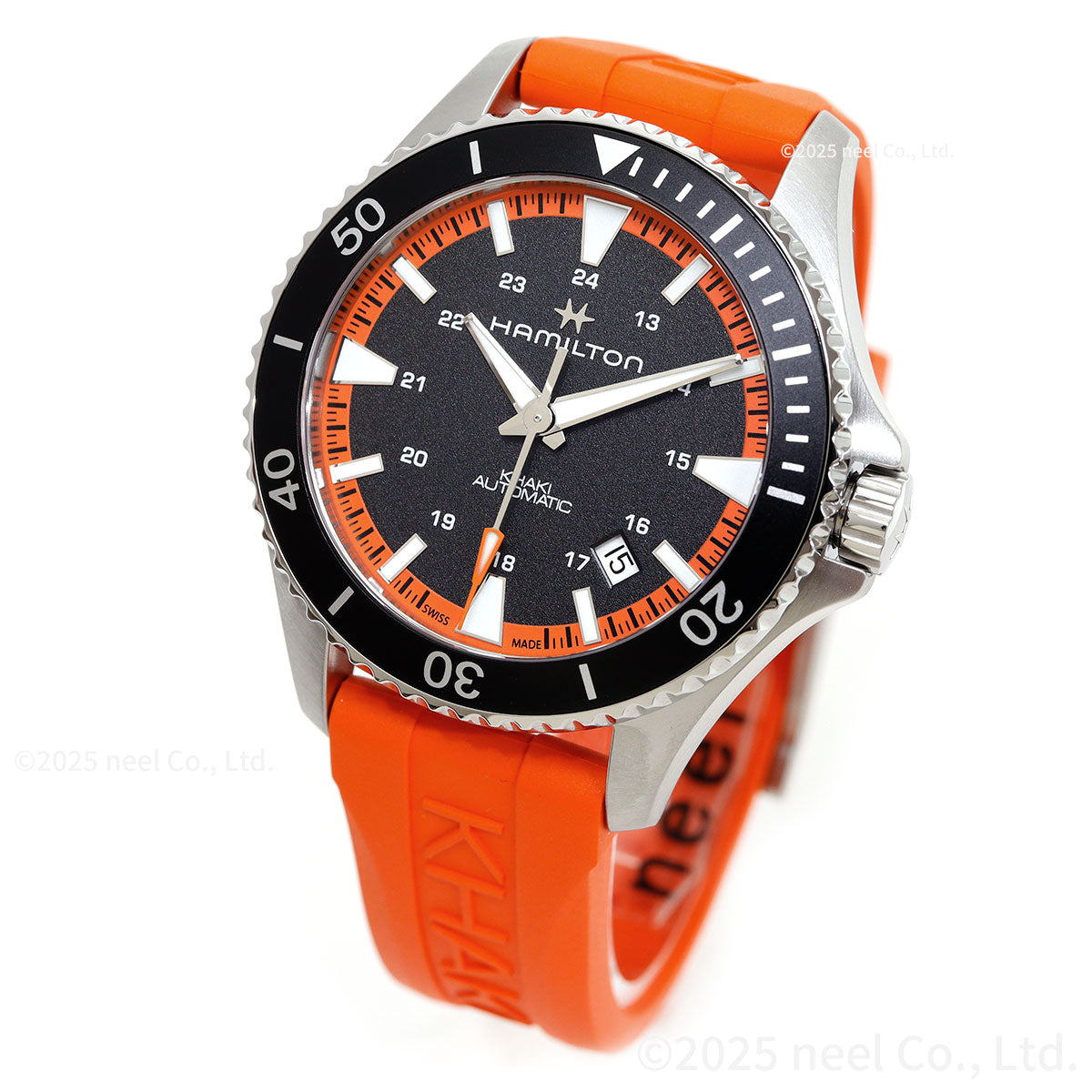 ハミルトン HAMILTON カーキ ネイビー スキューバ オート 40mm H82395331 腕時計 メンズ レディース 自動巻き【正規品】【60回分割手数料無料！】