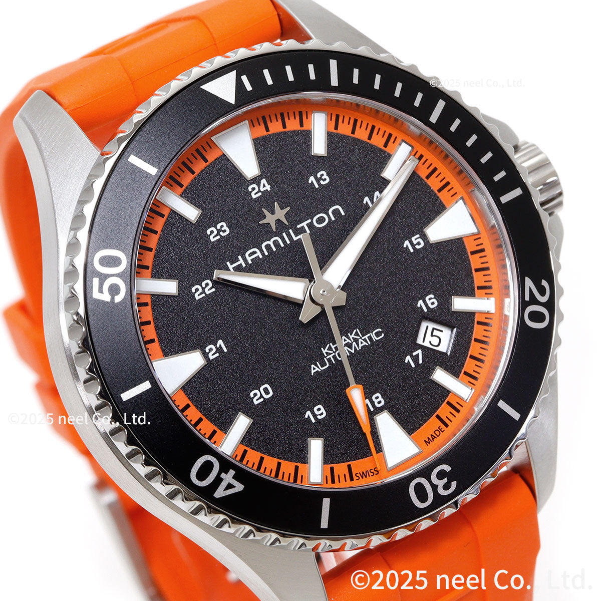 ハミルトン HAMILTON カーキ ネイビー スキューバ オート 40mm H82395331 腕時計 メンズ レディース 自動巻き【正規品】【60回分割手数料無料！】