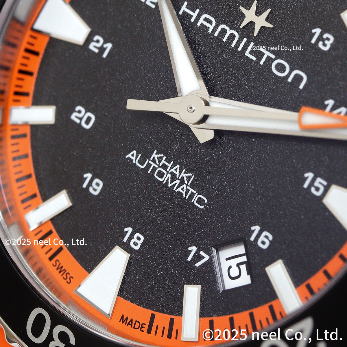 ハミルトン HAMILTON カーキ ネイビー スキューバ オート 40mm H82395331 腕時計 メンズ レディース 自動巻き【正規品】【60回分割手数料無料！】