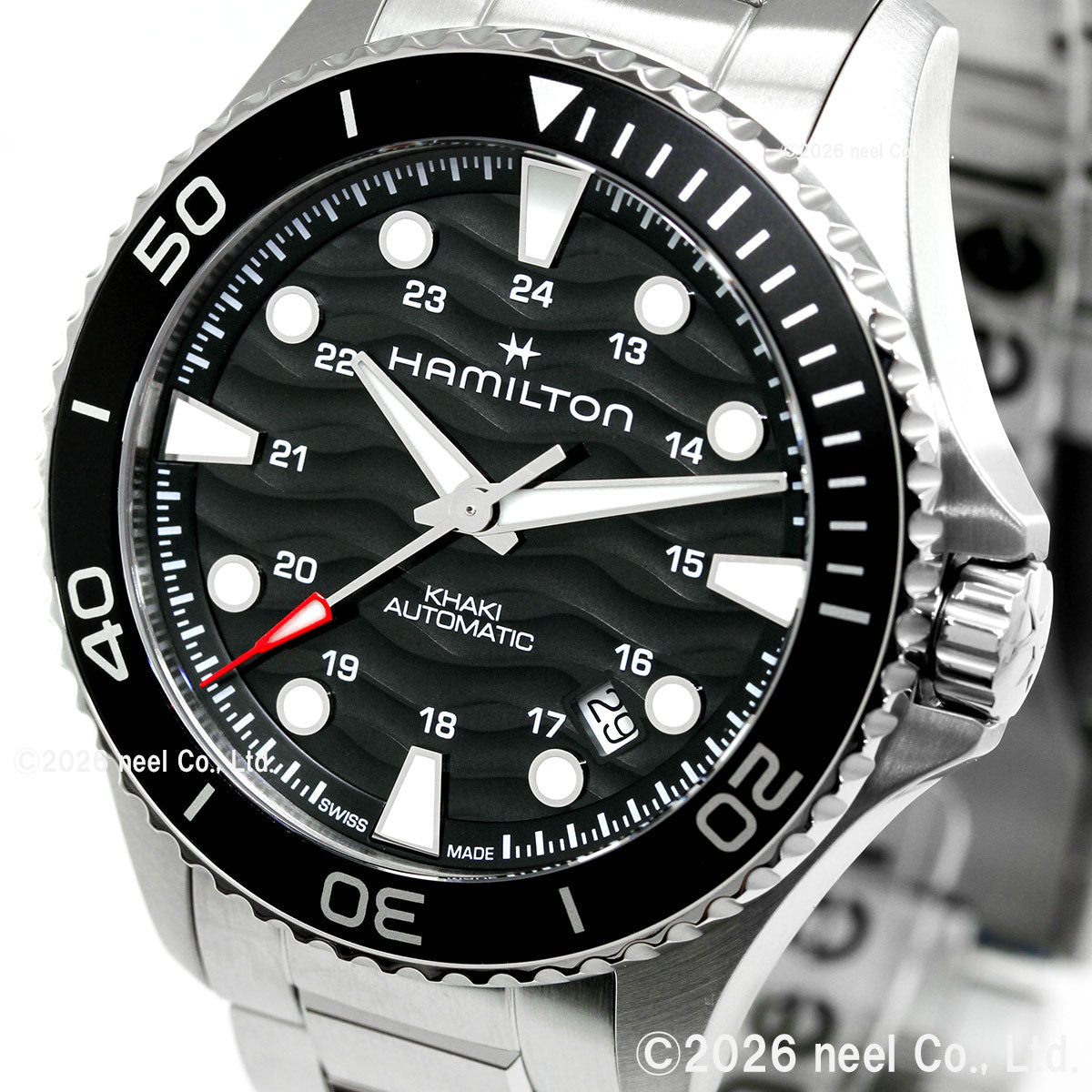 ハミルトン HAMILTON カーキ ネイビー スキューバ H82415130 腕時計 メンズ 自動巻き KHAKI NAVY SCUBA【2026 新作】【正規品】【60回分割手数料無料！】