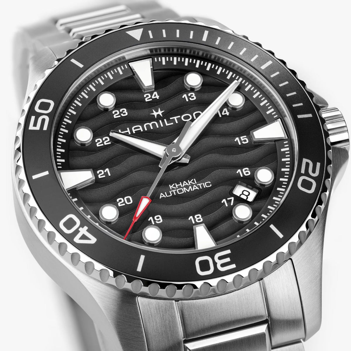ハミルトン HAMILTON カーキ ネイビー スキューバ H82415130 腕時計 メンズ 自動巻き KHAKI NAVY SCUBA【2026 新作】【正規品】【60回分割手数料無料！】