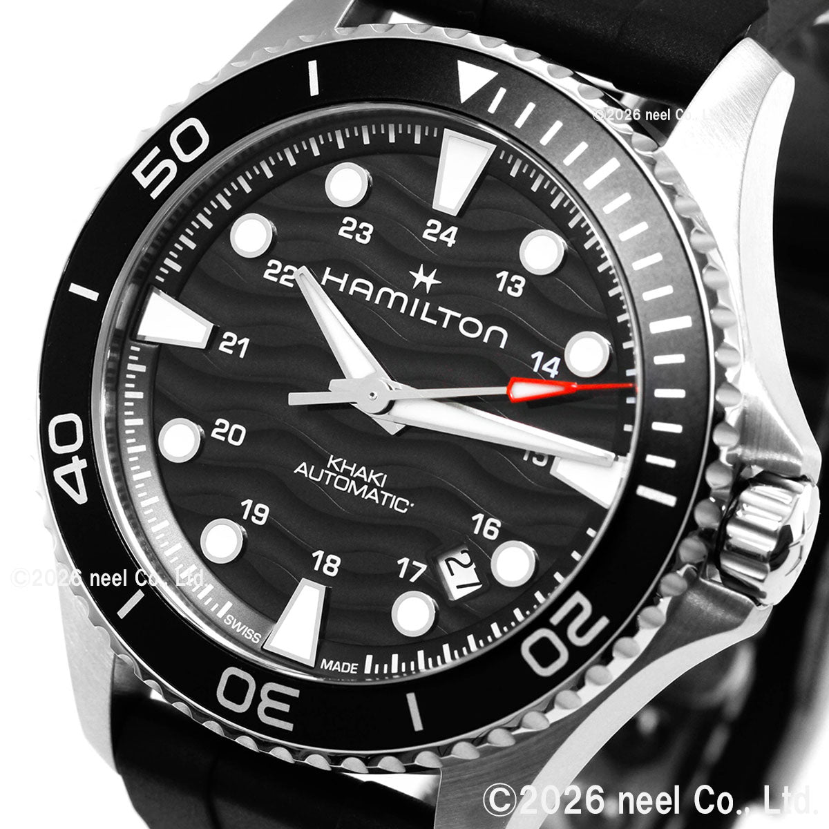 ハミルトン HAMILTON カーキ ネイビー スキューバ H82415330 腕時計 メンズ 自動巻き KHAKI NAVY SCUBA【2026 新作】【正規品】【60回分割手数料無料！】