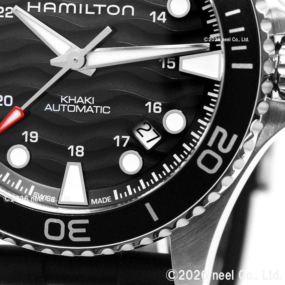 ハミルトン HAMILTON カーキ ネイビー スキューバ H82415330 腕時計 メンズ 自動巻き KHAKI NAVY SCUBA【2026 新作】【正規品】【60回分割手数料無料！】