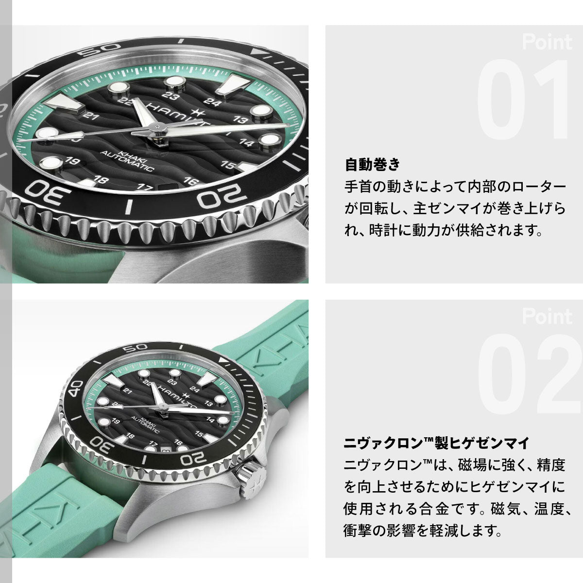 ハミルトン HAMILTON カーキ ネイビー スキューバ 40mm H82415331 腕時計 メンズ 自動巻き KHAKI NAVY SCUBA【2026 新作】【正規品】【60回分割手数料無料！】
