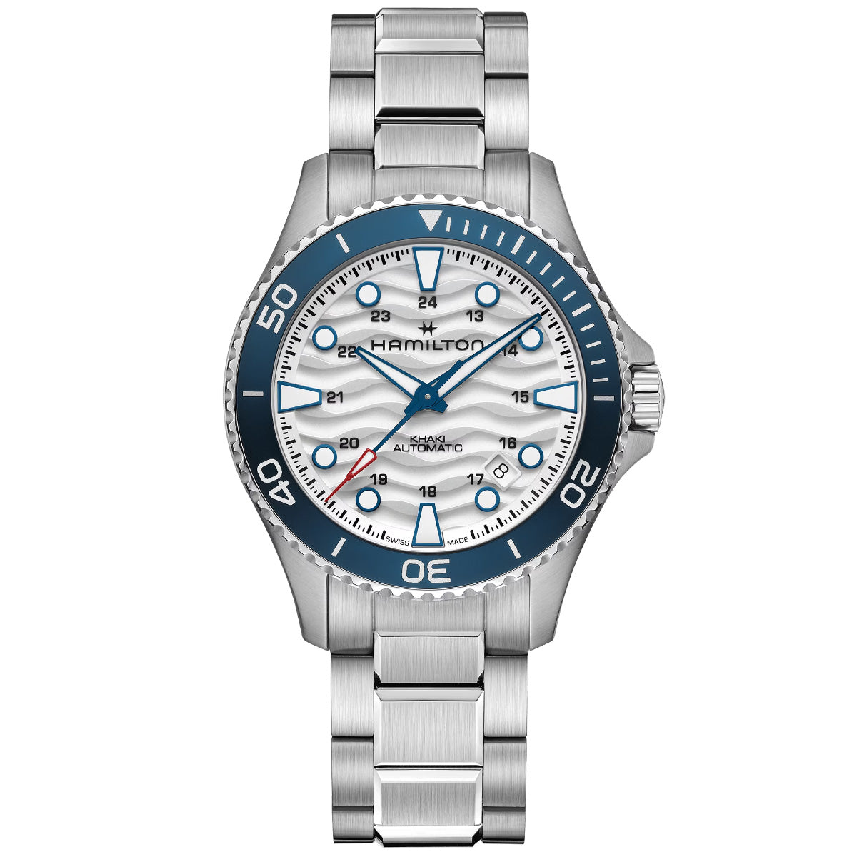 ハミルトン HAMILTON カーキ ネイビー スキューバ H82425110 腕時計 メンズ 自動巻き KHAKI NAVY SCUBA【2026 新作】【正規品】【60回分割手数料無料！】