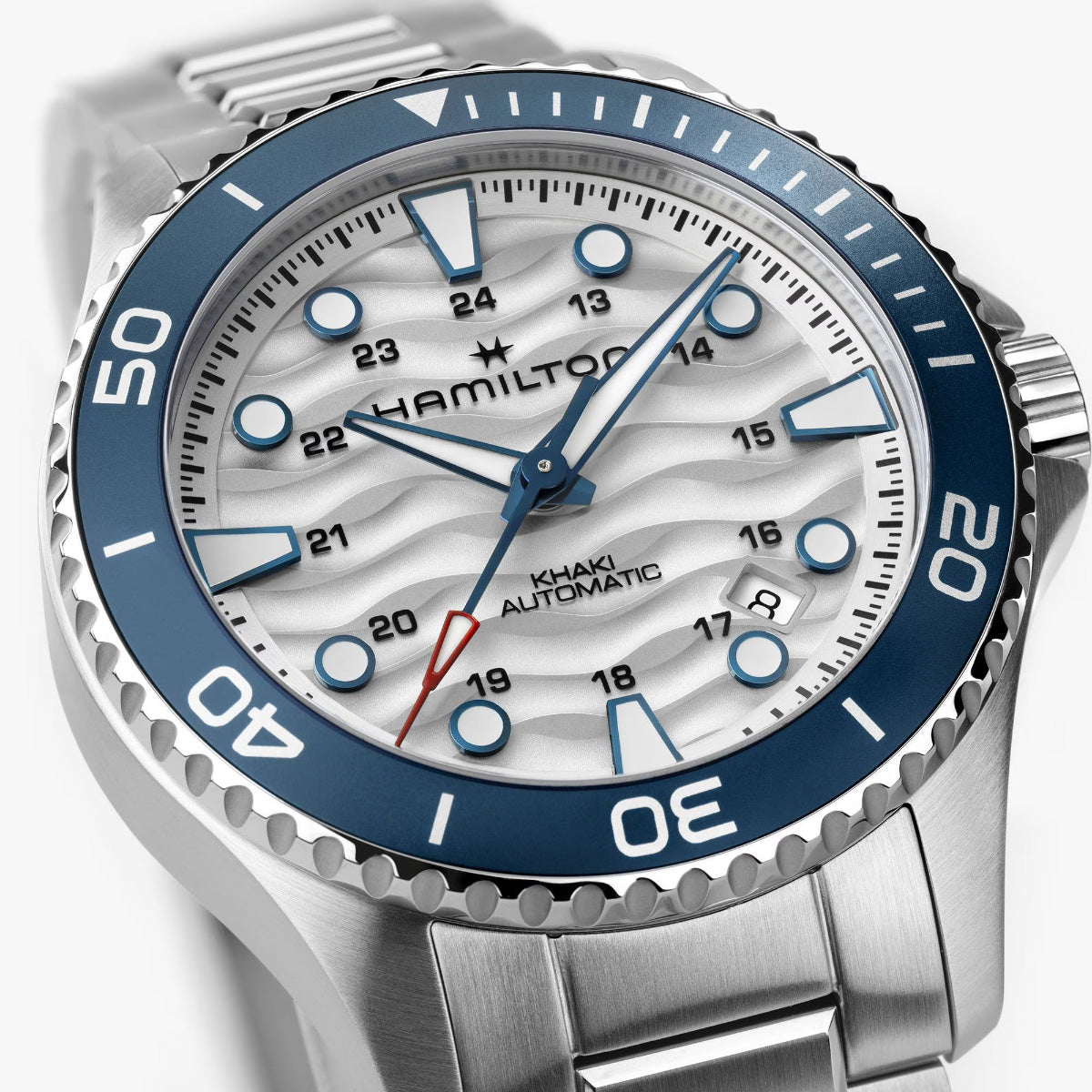 ハミルトン HAMILTON カーキ ネイビー スキューバ H82425110 腕時計 メンズ 自動巻き KHAKI NAVY SCUBA【2026 新作】【正規品】【60回分割手数料無料！】