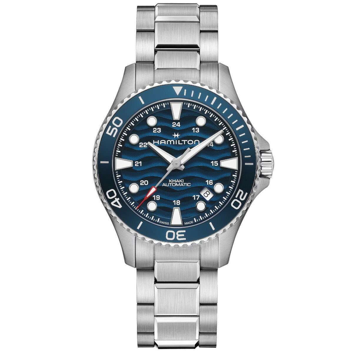 ハミルトン HAMILTON カーキ ネイビー スキューバ H82425140 腕時計 メンズ 自動巻き KHAKI NAVY SCUBA【2026 新作】【正規品】【60回分割手数料無料！】