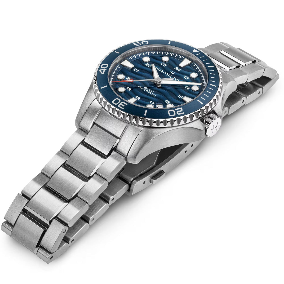 ハミルトン HAMILTON カーキ ネイビー スキューバ H82425140 腕時計 メンズ 自動巻き KHAKI NAVY SCUBA【2026 新作】【正規品】【60回分割手数料無料！】