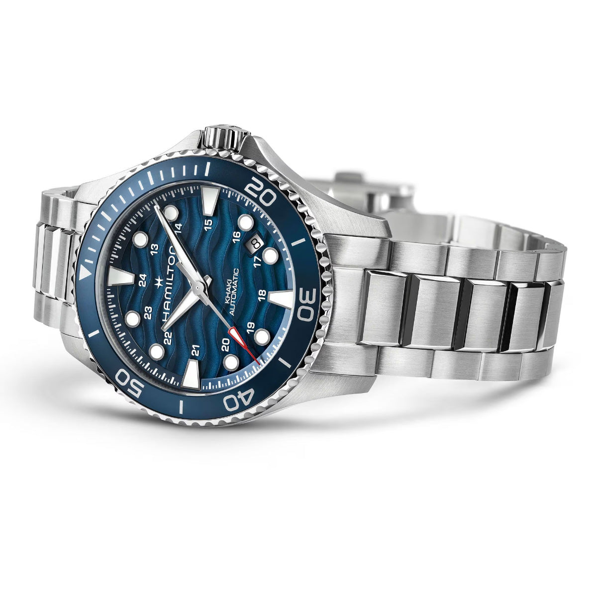 ハミルトン HAMILTON カーキ ネイビー スキューバ H82425140 腕時計 メンズ 自動巻き KHAKI NAVY SCUBA【2026 新作】【正規品】【60回分割手数料無料！】