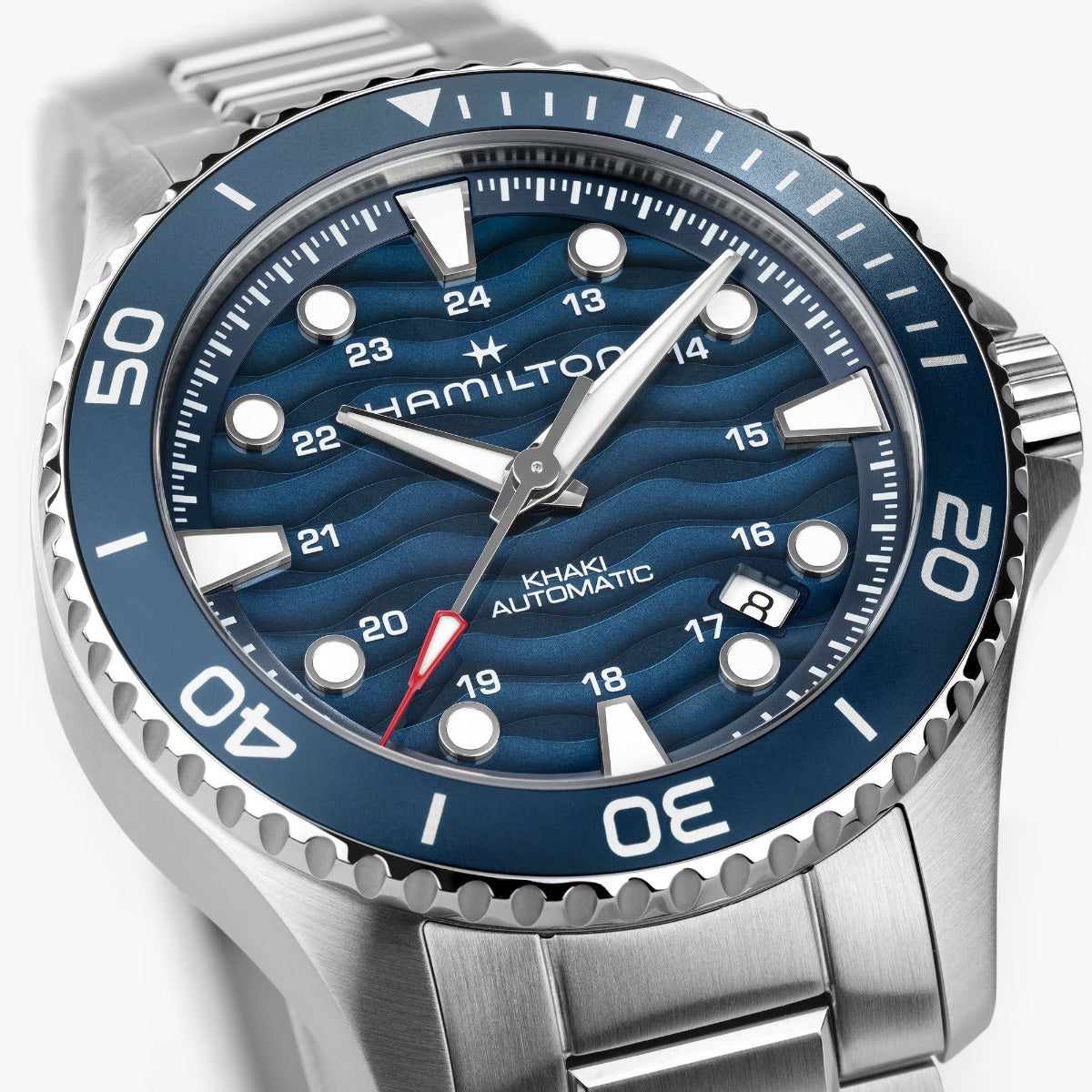 ハミルトン HAMILTON カーキ ネイビー スキューバ H82425140 腕時計 メンズ 自動巻き KHAKI NAVY SCUBA【2026 新作】【正規品】【60回分割手数料無料！】