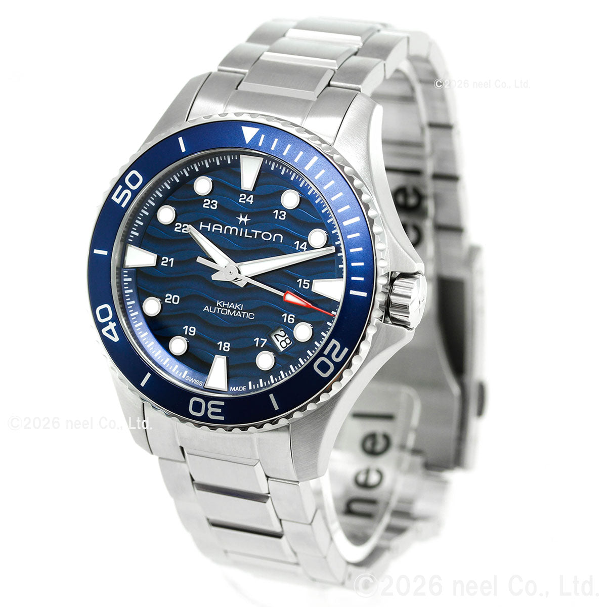 ハミルトン HAMILTON カーキ ネイビー スキューバ H82425140 腕時計 メンズ 自動巻き KHAKI NAVY SCUBA【2026 新作】【正規品】【60回分割手数料無料！】