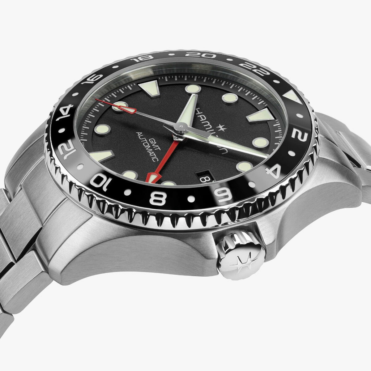 ハミルトン HAMILTON カーキ ネイビー スキューバ GMT H82555130 腕時計 メンズ 自動巻き ダイバーズ KHAKI NAVY【2026 新作】【正規品】【60回分割手数料無料！】