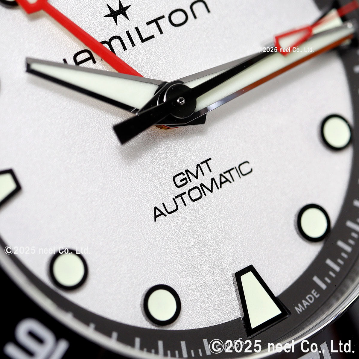 ハミルトン HAMILTON カーキ ネイビー スキューバ GMT オート 43mm H82555150 腕時計 メンズ 自動巻き KHAKI NAVY SCUBA AUTOMATIC【2025 新作】【正規品】【60回分割手数料無料！】
