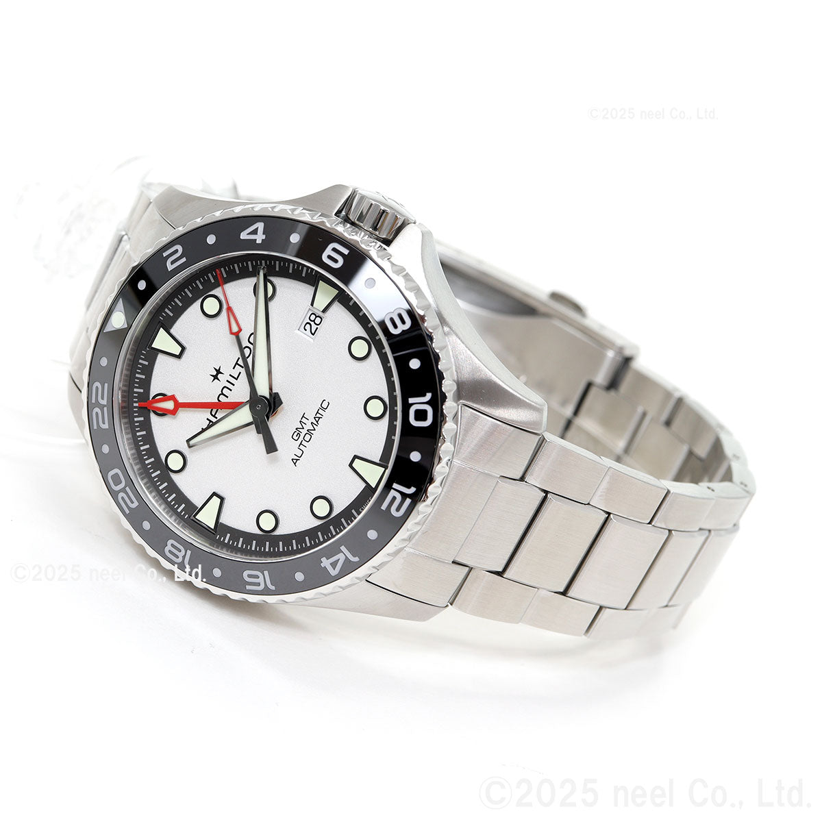 ハミルトン HAMILTON カーキ ネイビー スキューバ GMT オート 43mm H82555150 腕時計 メンズ 自動巻き KHAKI NAVY SCUBA AUTOMATIC【2025 新作】【正規品】【60回分割手数料無料！】